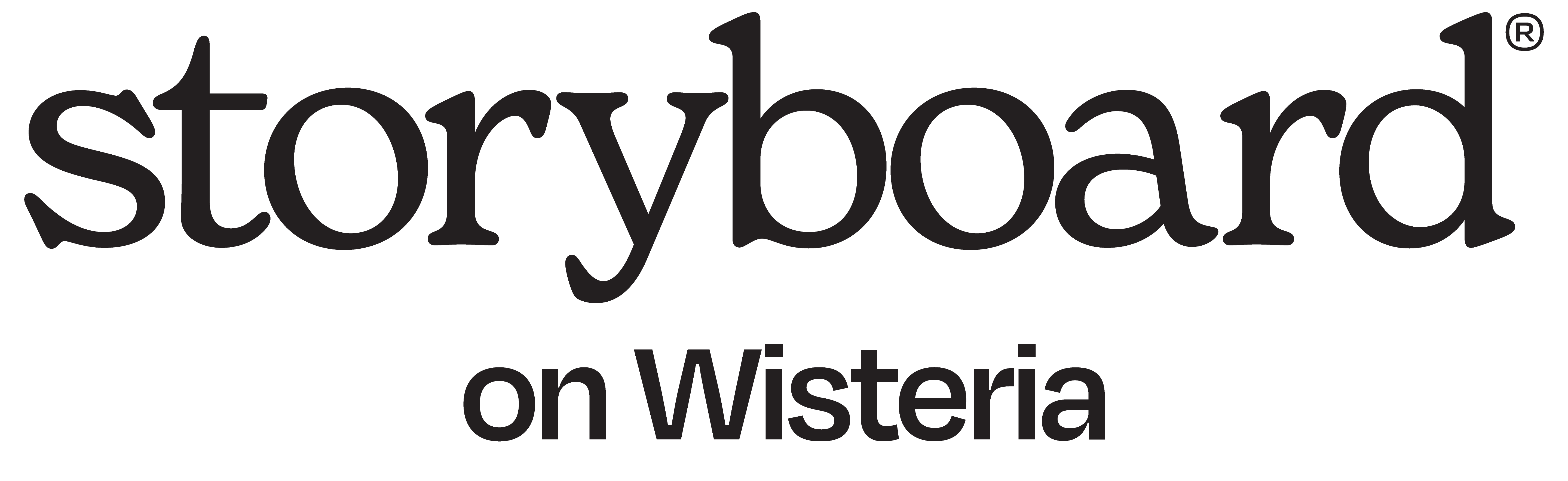 Storyboard on Wisteria logo